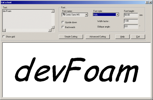 DevFoam screenshot